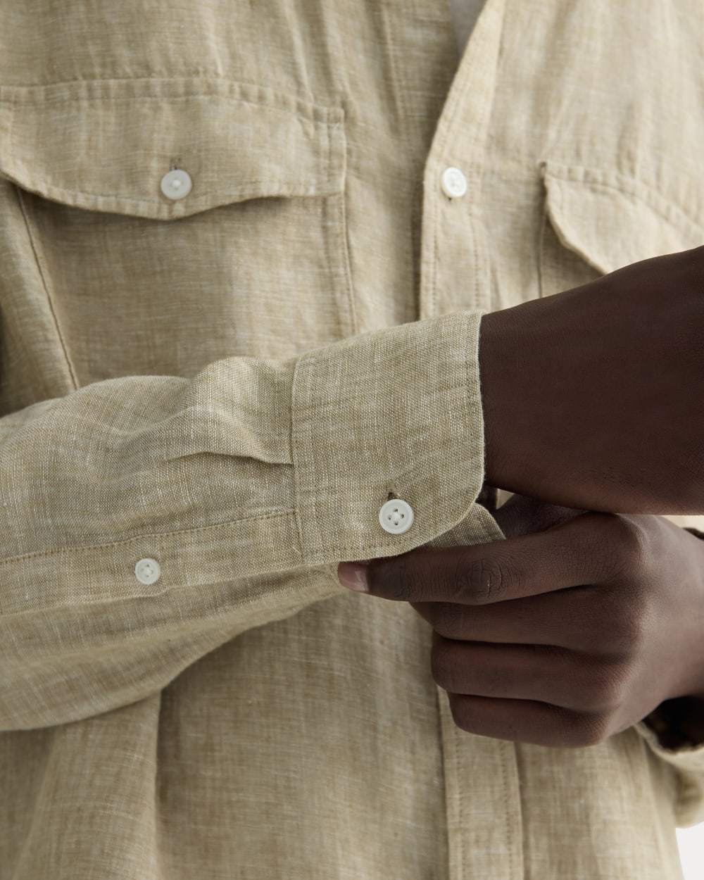 The Linen Utility Shirt | Cornstalk Chambray - Image 4