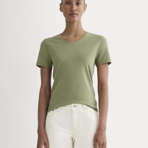 The Form Tee | Lichen Green