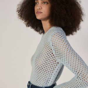 The Everlane x Marques' Almeida Alpaca Mesh Tunic | Mist