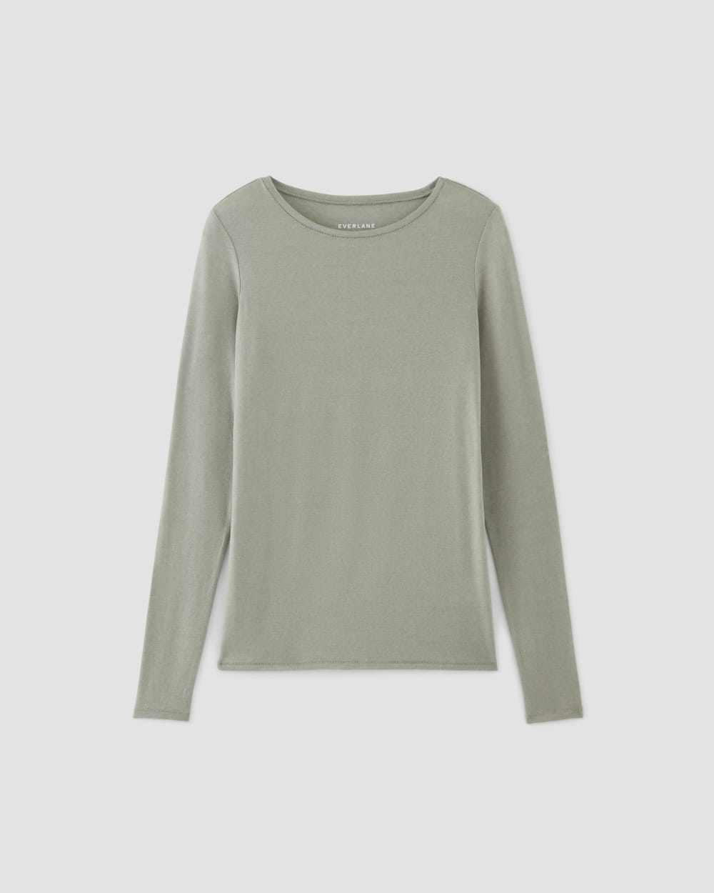 The Long-Sleeve Tee in Butterluxe | Sage Green - Image 2