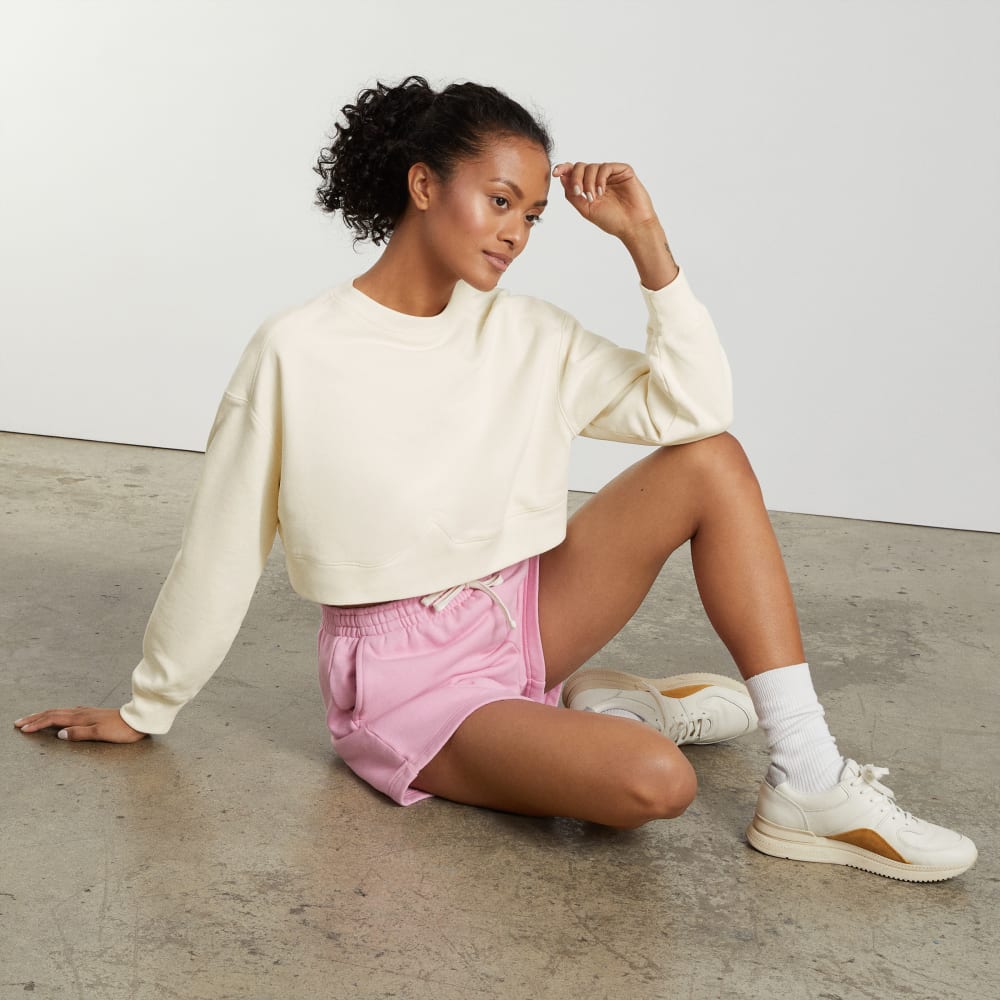 The Organic Cotton Cropped Crew | Canvas - Image 6