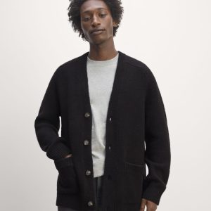 The Cloud Relaxed Cardigan | Black