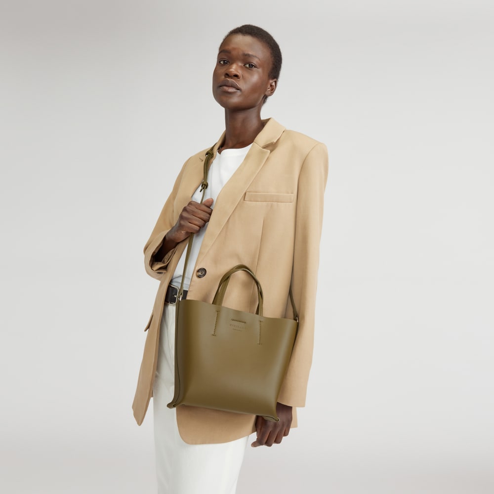 The Luxe Italian Leather Crossbody | Beech - Image 2