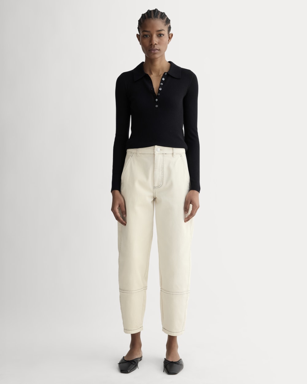 The Utility Barrel Pant | Natural | Regular
