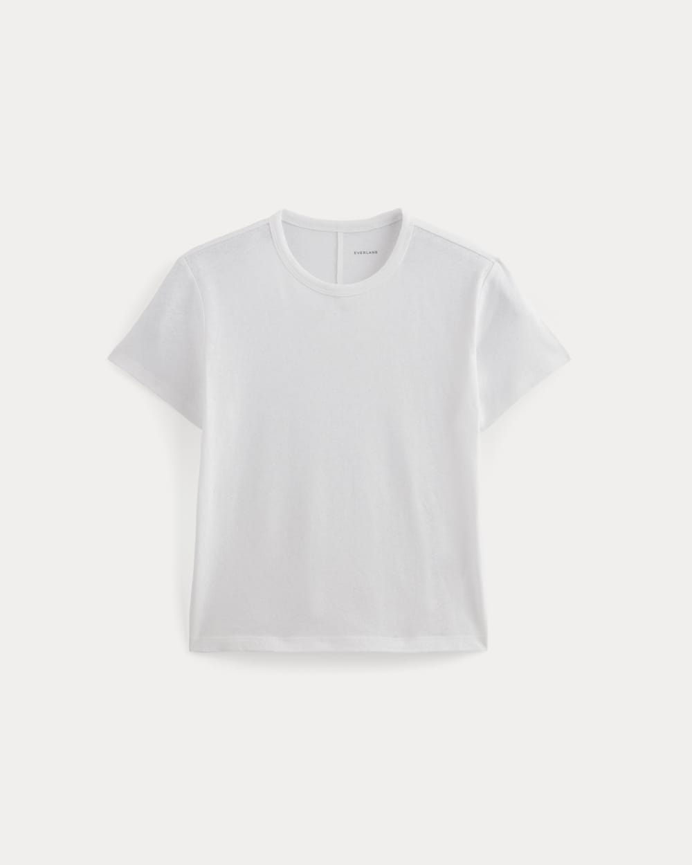 The Box-Cut Tee in Cotton Linen | White - Image 2