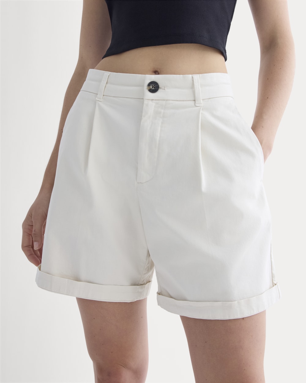 The Pleated Chino Short | Birch - Image 4
