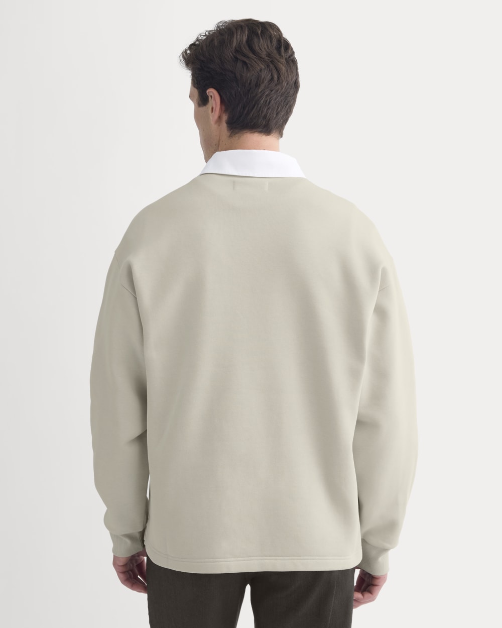Luxe Fleece Rugby Polo | Peyote - Image 5