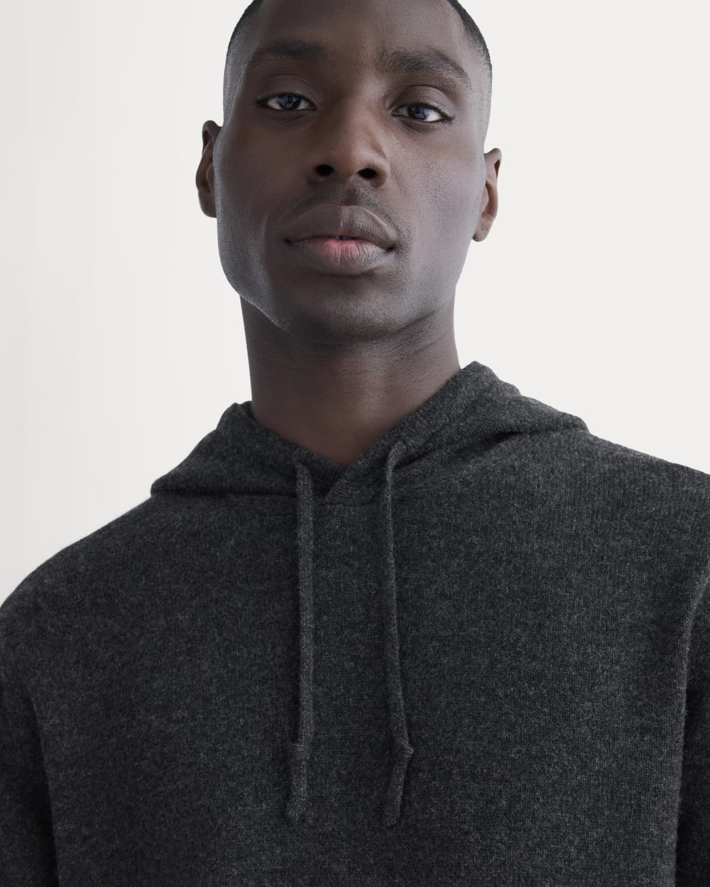 The Felted Merino Hoodie | Charcoal - Image 3