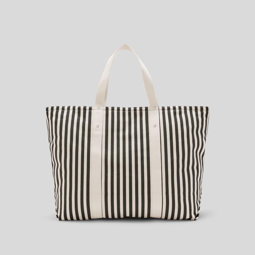 The Organic Canvas Weekender | Black / Bone - Image 3