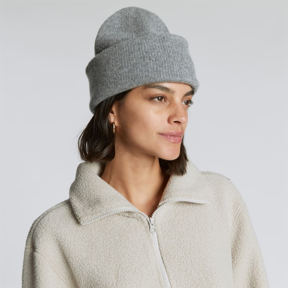 The Felted Merino Beanie | Mid Heathered Grey - Image 4