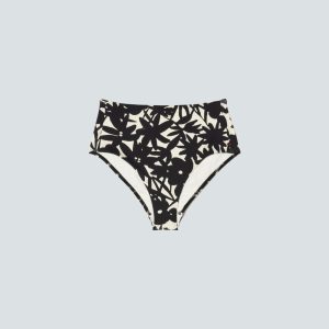 The High-Rise Hipster Bottom | Black / Canvas Floral