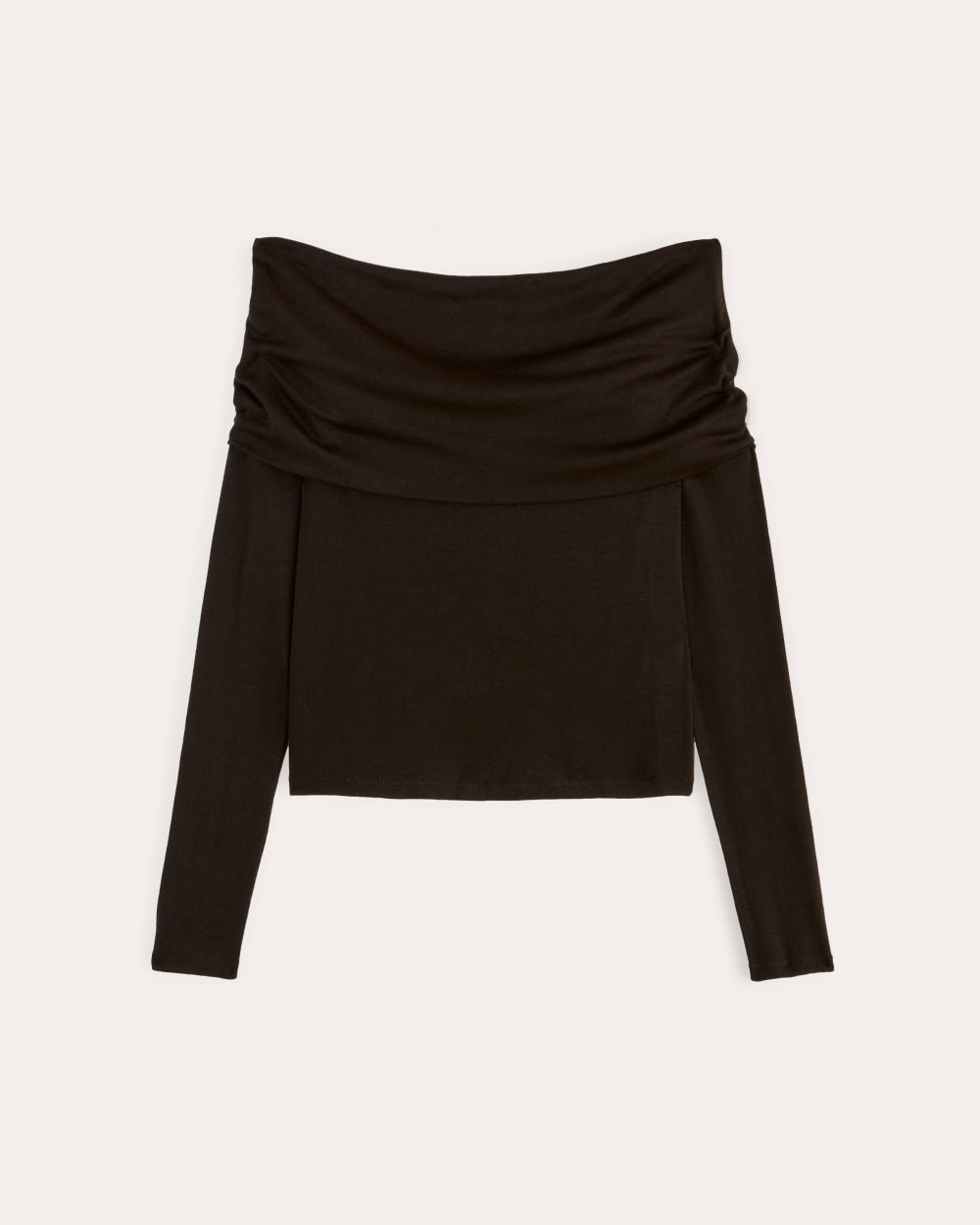 The Off-the-Shoulder Top in Butterluxe | Black - Image 2