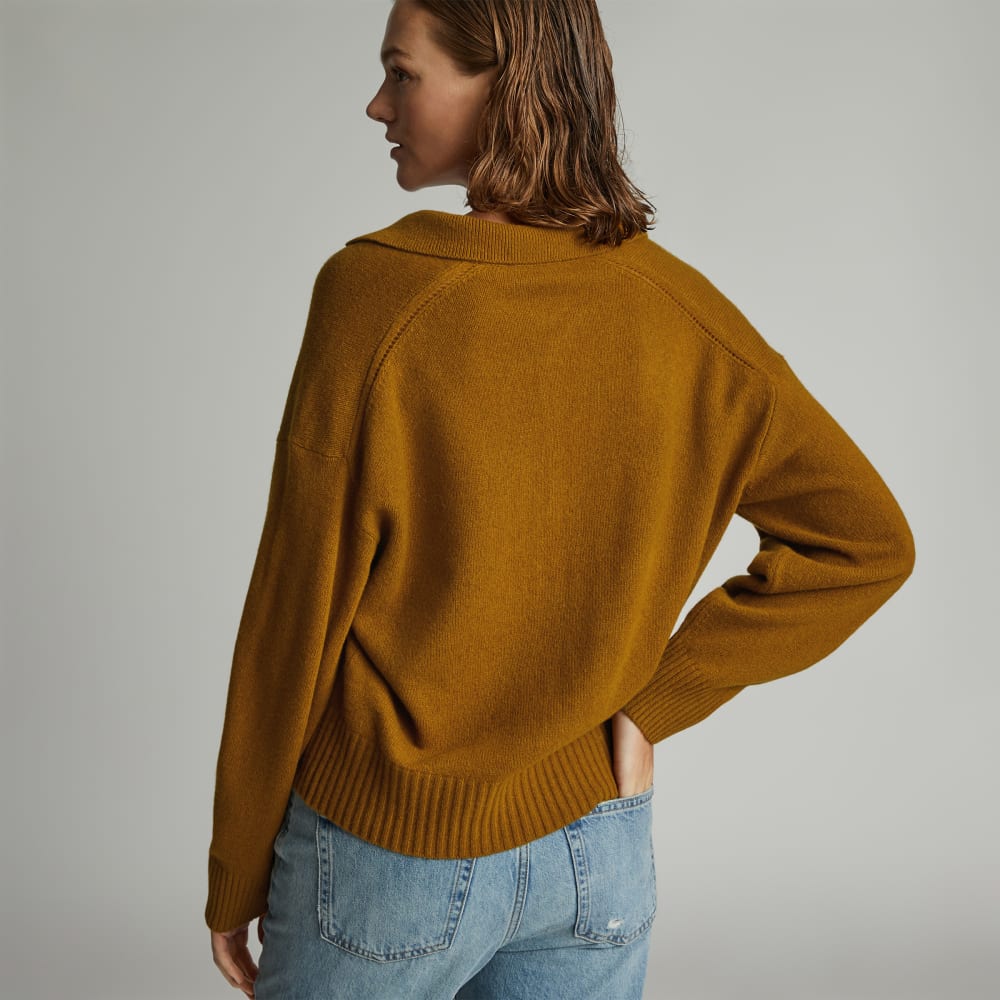 The Cashmere Polo | Tapenade - Image 3