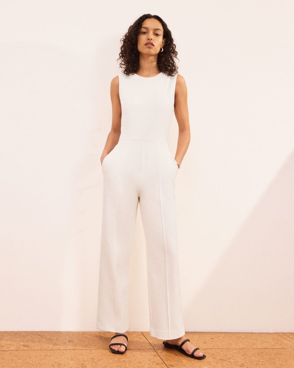 The Double Strap Sandal | Black - Image 7