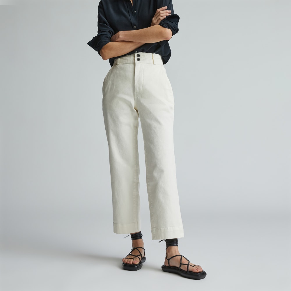 The Organic Straight-Leg Pant | Bone - Image 2