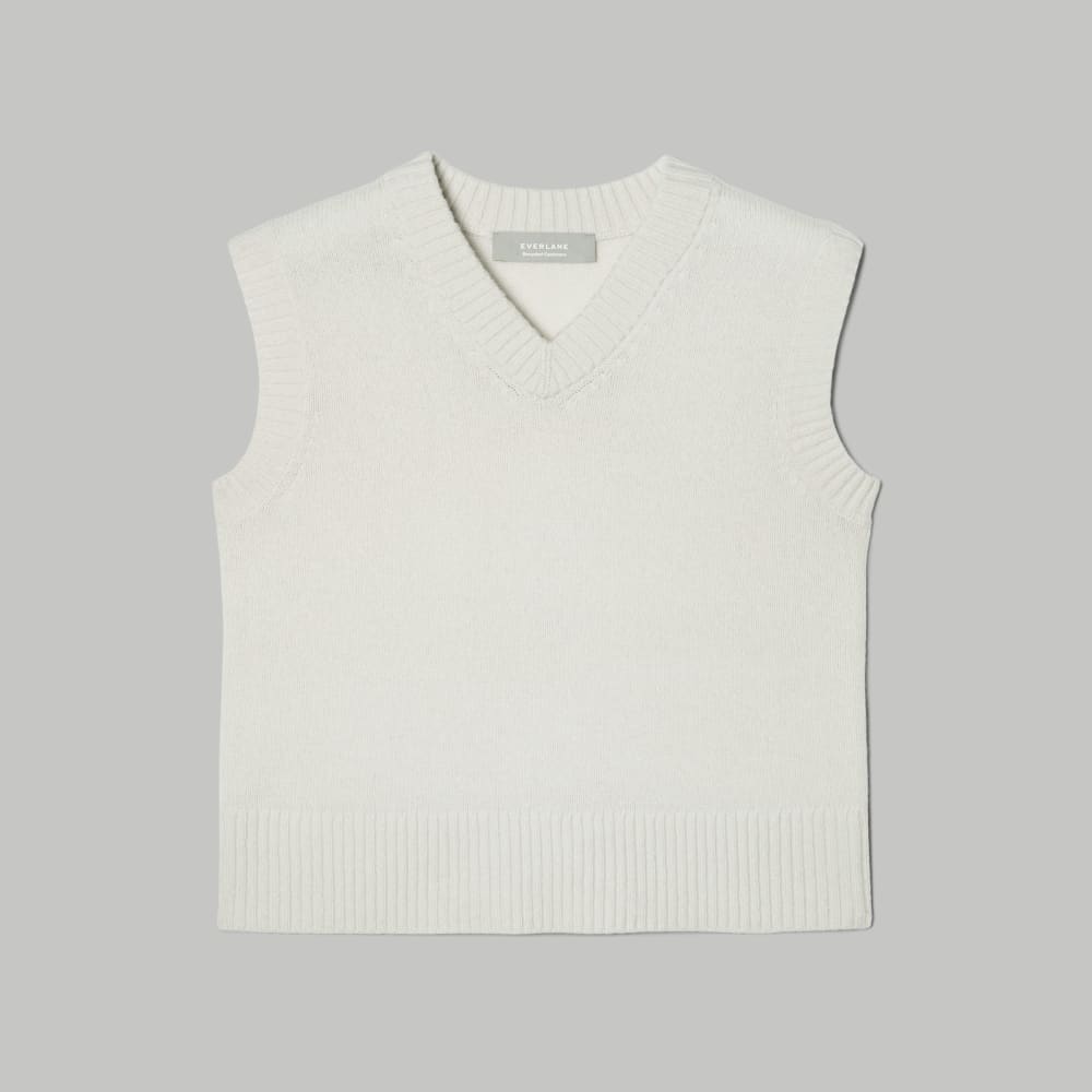 The Cashmere Vest | Bone - Image 2