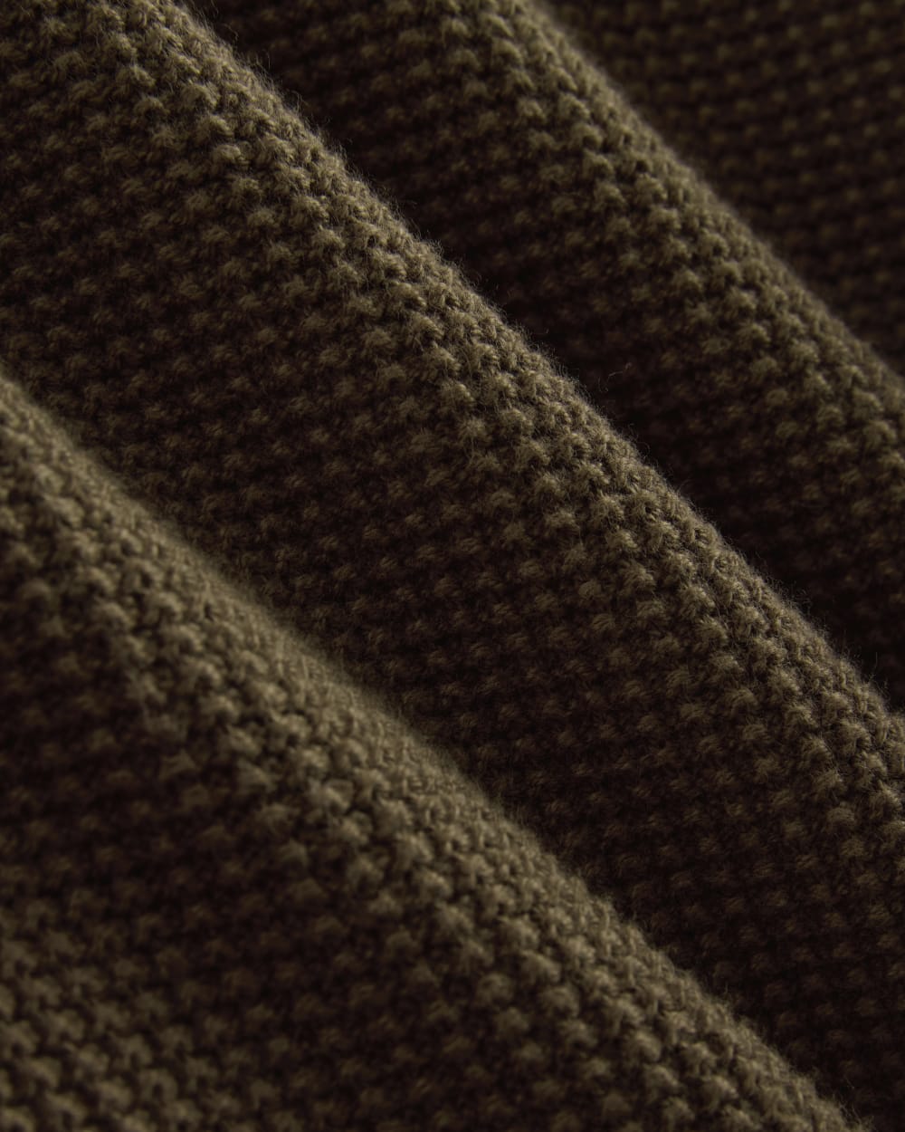 Waffle Rollneck Crew in Everyday Cotton | Cocoa - Image 6