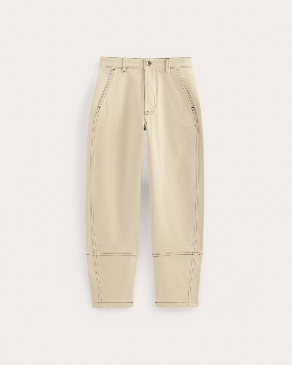 The Utility Barrel Jean | Ecru | Regular - Image 2