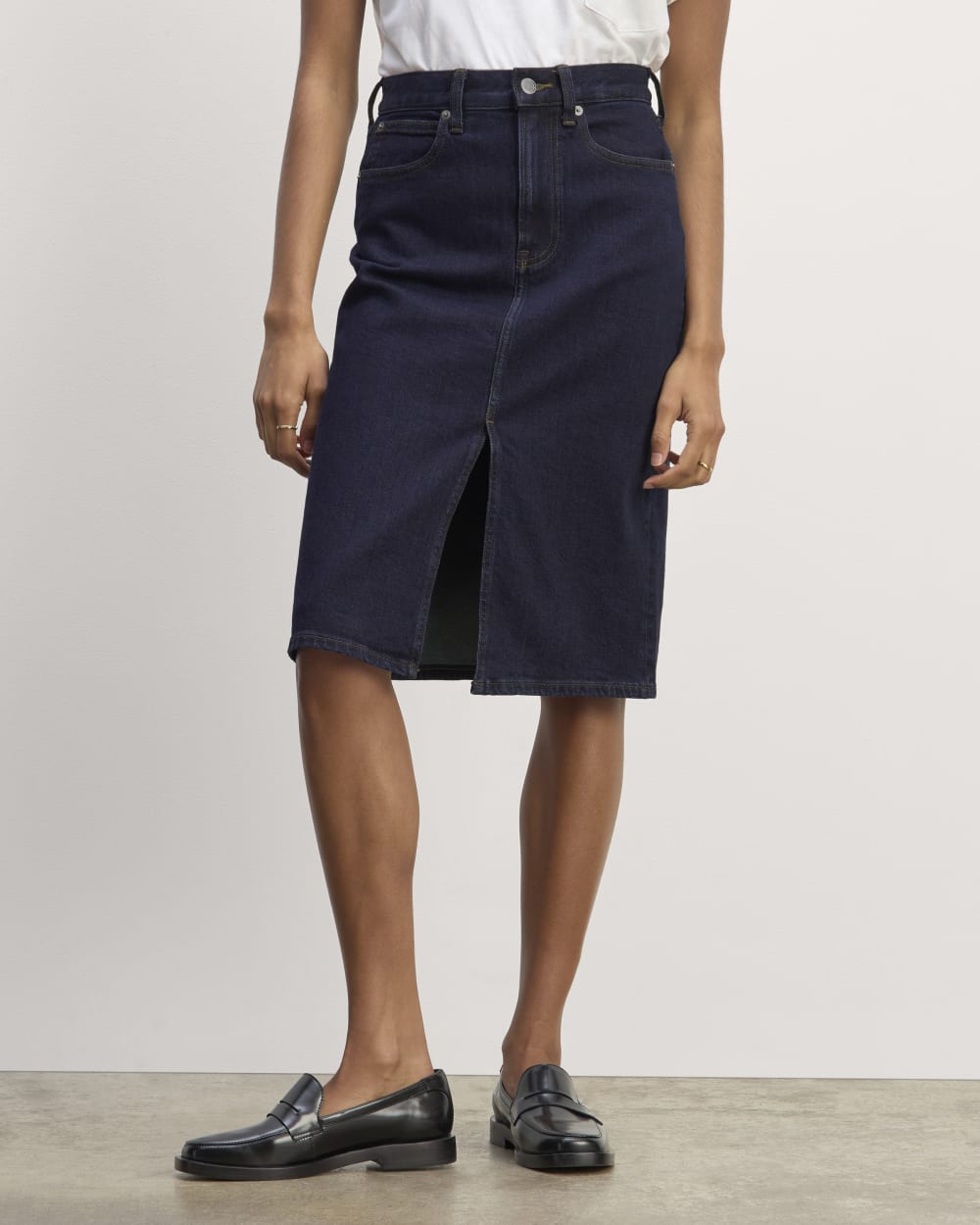 The Mid-Way Skirt | Deep Rinse - Image 3