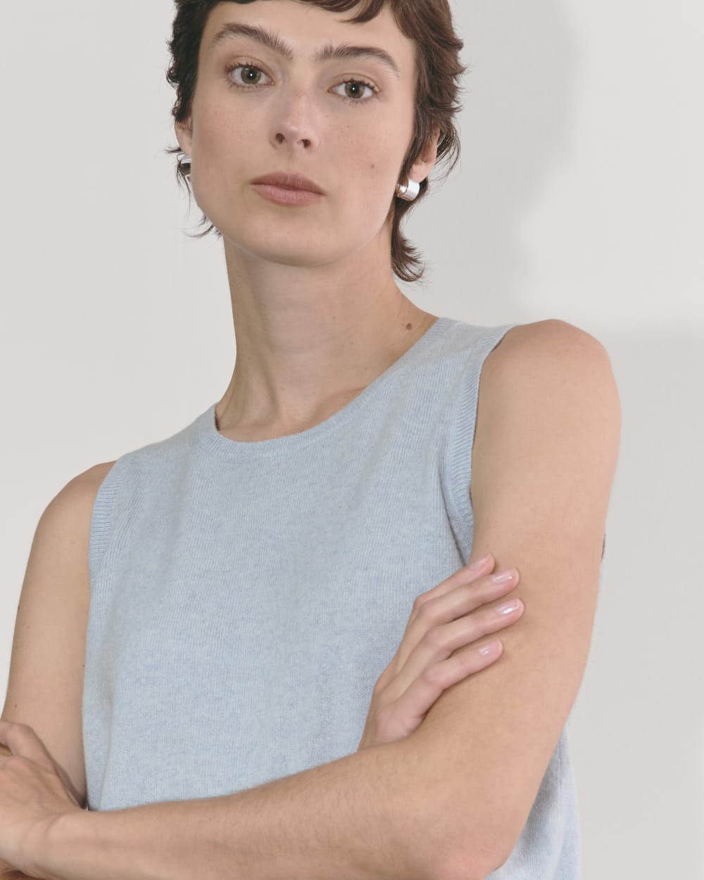 The Classic Tank in Cashmere | Sky Blue - Image 2