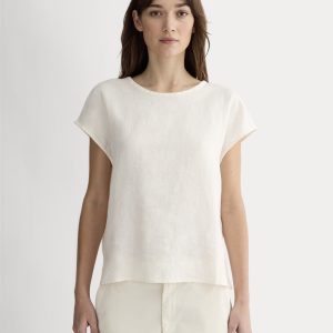The Muscle Top in Linen | Bone