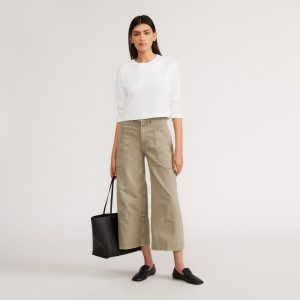 The Way-High® Gardener Cropped Jean | Moss