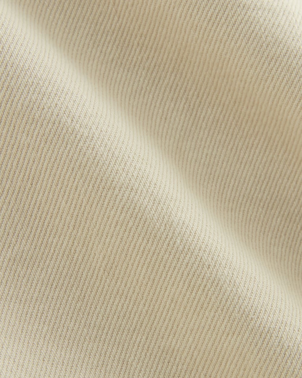 The Long A-Line Denim Short | Garment-Dyed White / Cream - Image 6