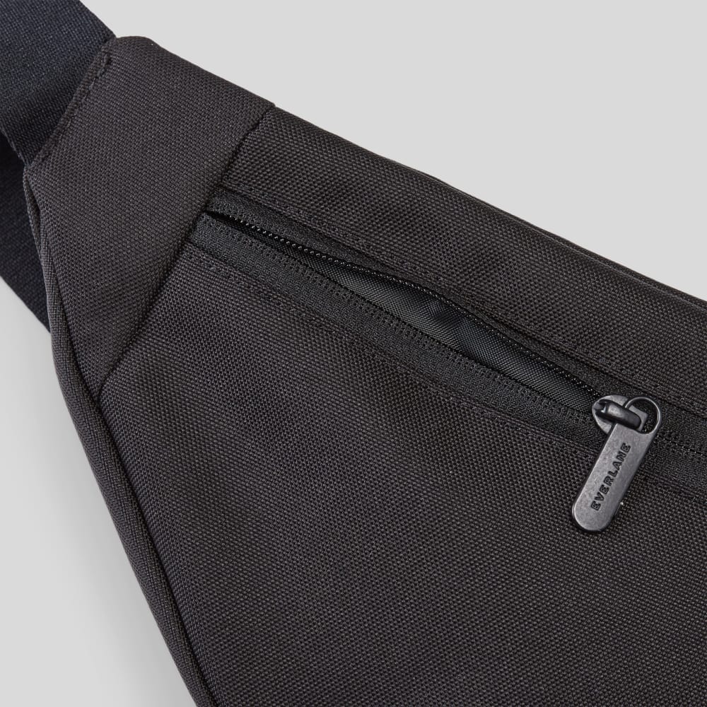 The Renew Transit Fanny Pack | Black (with label) - Image 5