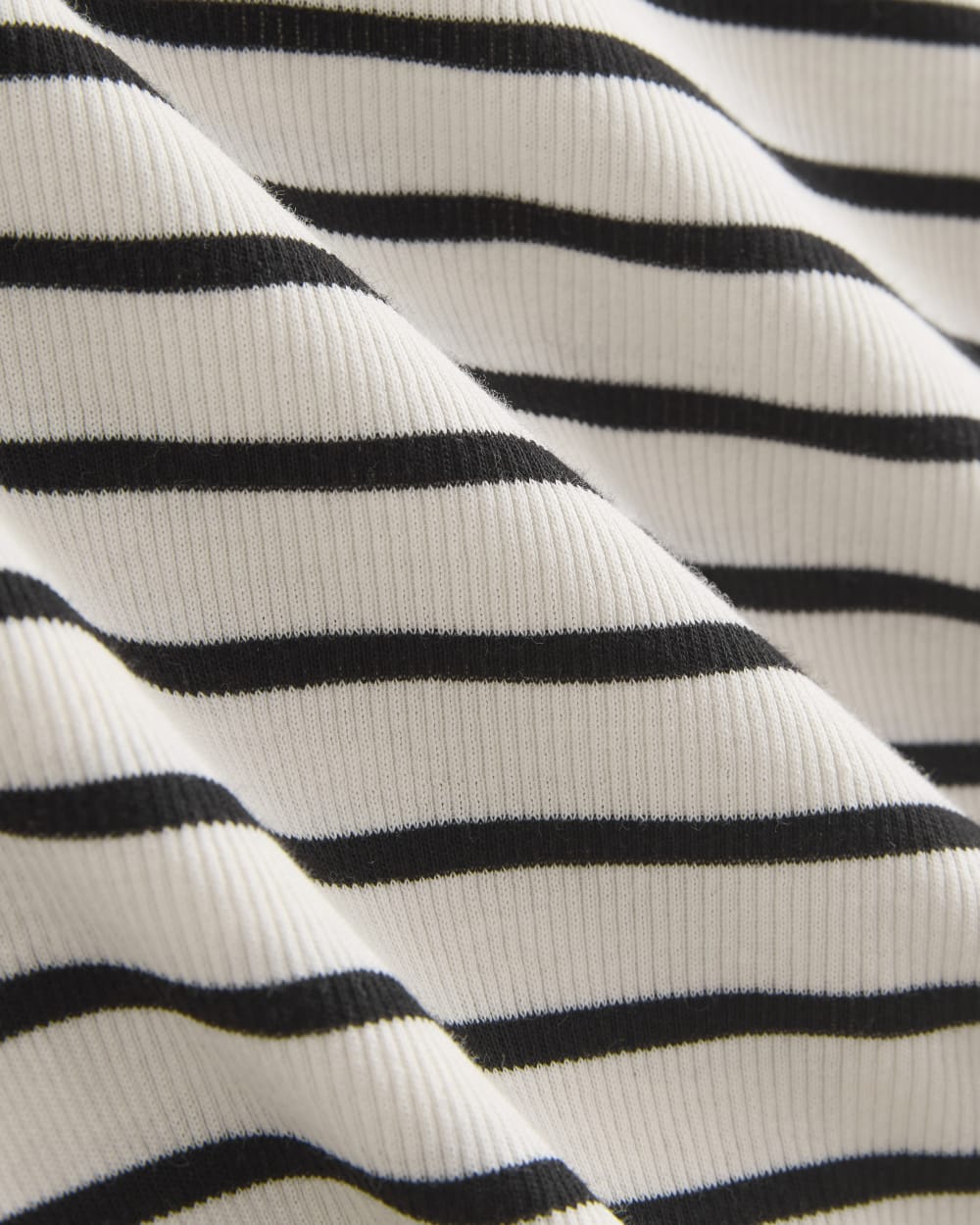 The Luxe Rib Funnel-Neck Tank | Bone / Black - Image 6