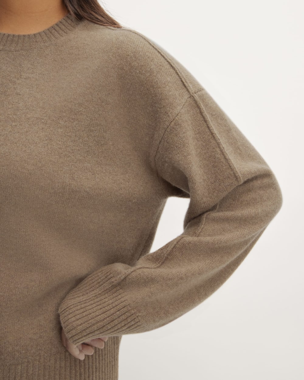 The Good Merino Wool Crewneck Sweater | Praline - Image 5