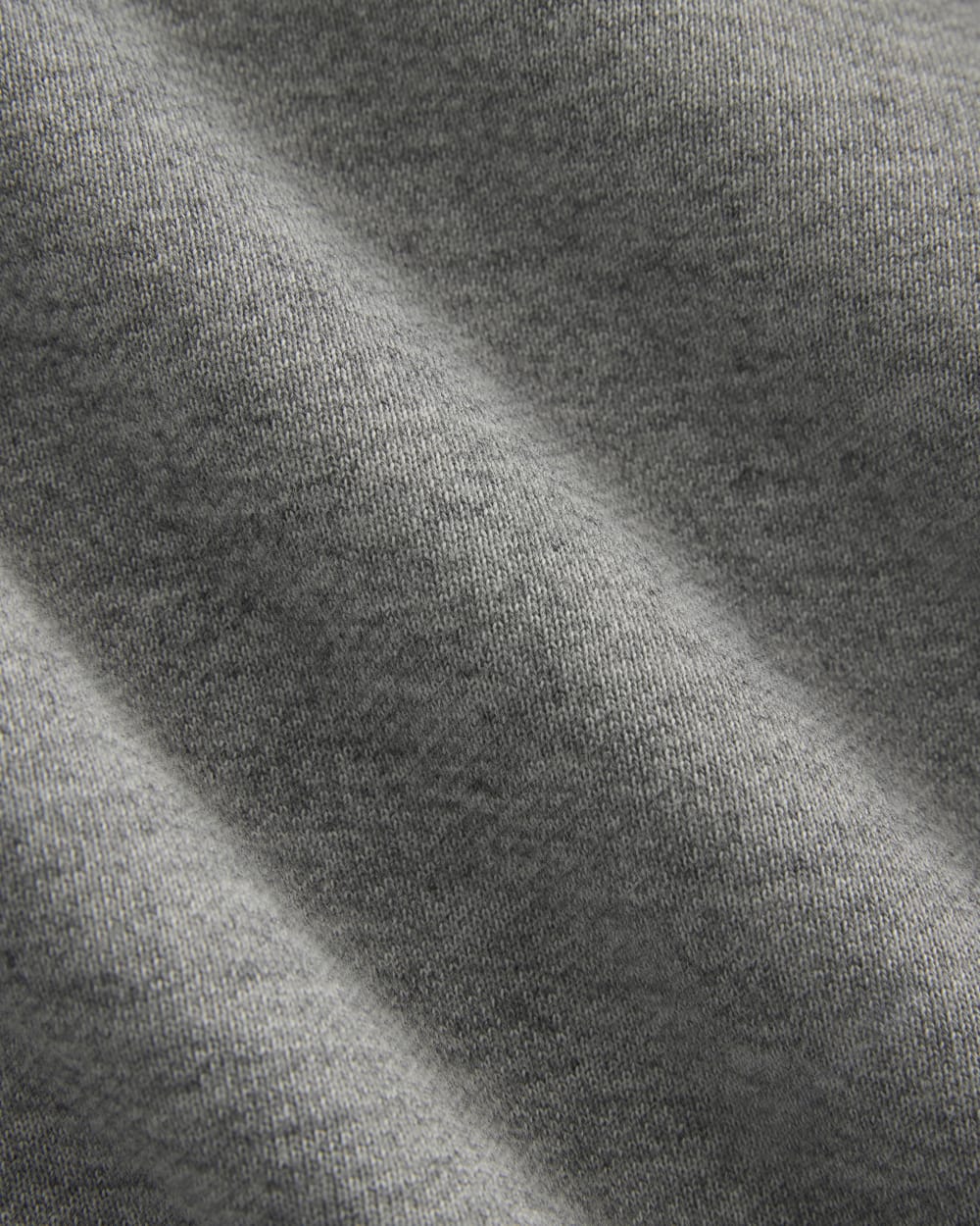 Luxe Fleece Full-Zip Hoodie | Vintage Heather Grey - Image 6