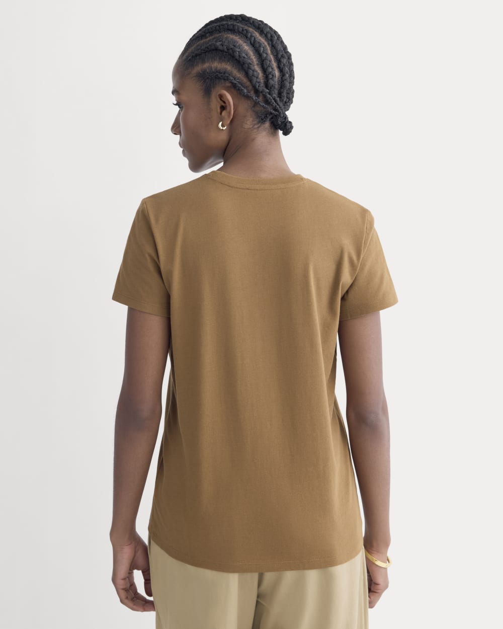 The Slim Crew in Essential Cotton | Toffee - Image 4